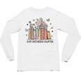 Wildflower Floral Book Just One More Chapter Unisex Long Sleeve T-Shirt Wildflower Floral Book Just One More Chapter Unisex Long Sleeve T-Shirt