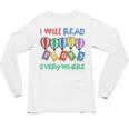 I Will Read Books Everywhere Across America Child Readers Unisex Long Sleeve T-Shirt I Will Read Books Everywhere Across America Child Readers Unisex Long Sleeve T-Shirt