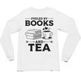 Women's Fueled By Books And Tea Book Lover Bookworm Reading Books Unisex Long Sleeve T-Shirt Women's Fueled By Books And Tea Book Lover Bookworm Reading Books Unisex Long Sleeve T-Shirt