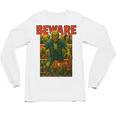 Zombie Tee Horror Movie Poster Vintage Comic Book Graphic Premium Unisex Long Sleeve T-Shirt