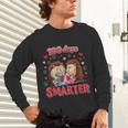 100 Days Smarter Shirt Cute Hedgehog Love Books School Tee Unisex Long Sleeve T-Shirt