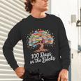 100th Day Of School Books Tree Reading Unisex Long Sleeve T-Shirt