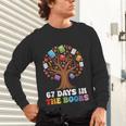 67 Days In The Books Reading Teacher 67th Day Of School Kids Unisex Long Sleeve T-Shirt