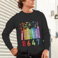 8647 Equal Rights Book Flower Trump Women Rights Feminist Unisex Long Sleeve T-Shirt