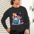 Adorable Book Lover Calico Cat With Reading Glasses Cute For Men Women Kids Unisex Long Sleeve T-Shirt Adorable Book Lover Calico Cat With Reading Glasses Cute For Men Women Kids Unisex Long Sleeve T-Shirt