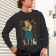 Alice In Wonderland Book Lover Lewis Carroll Rabbit Unisex Long Sleeve T-Shirt Alice In Wonderland Book Lover Lewis Carroll Rabbit Unisex Long Sleeve T-Shirt