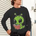 Alien Reading Book Believe In Yourself Kids Women Men Unisex Long Sleeve T-Shirt Alien Reading Book Believe In Yourself Kids Women Men Unisex Long Sleeve T-Shirt