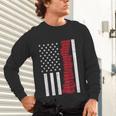 America Flag Read Book Reading Librarian Men Women Kids Unisex Long Sleeve T-Shirt