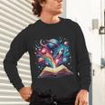 Astronomy Space Lover Books Bookworm Unisex Long Sleeve T-Shirt