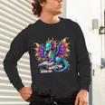 Book Dragon Reading Unisex Long Sleeve T-Shirt