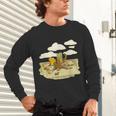 Book Frog Toad Vintage Book Frog Book Frog Reading Book Unisex Long Sleeve T-Shirt