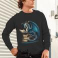 Book Lover Bookworm Reading Books Dragon Sci-Fi Character Unisex Long Sleeve T-Shirt Book Lover Bookworm Reading Books Dragon Sci-Fi Character Unisex Long Sleeve T-Shirt