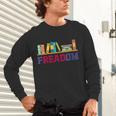 Book Lover Freedom Librarian Vintage Retro Reading Present Unisex Long Sleeve T-Shirt Book Lover Freedom Librarian Vintage Retro Reading Present Unisex Long Sleeve T-Shirt