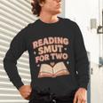 Book Lover Pregnancy Announcement Reveal Smut Unisex Long Sleeve T-Shirt Book Lover Pregnancy Announcement Reveal Smut Unisex Long Sleeve T-Shirt