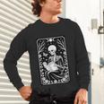 Book Lover The Reader Tarot Card Skeleton Reading Unisex Long Sleeve T-Shirt Book Lover The Reader Tarot Card Skeleton Reading Unisex Long Sleeve T-Shirt