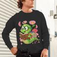 Book Worm Costume World Book Day Cute Kawaii Worm Reading Unisex Long Sleeve T-Shirt