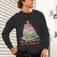 All Booked For Christmas Book Lovers Xmas Tree Lights Unisex Long Sleeve T-Shirt All Booked For Christmas Book Lovers Xmas Tree Lights Unisex Long Sleeve T-Shirt
