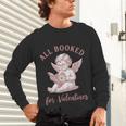 All Booked For Valentines Cute Cherub Vintage Book Lover Unisex Long Sleeve T-Shirt All Booked For Valentines Cute Cherub Vintage Book Lover Unisex Long Sleeve T-Shirt