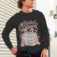 All Booked For Valentines Stacked Books Unisex Long Sleeve T-Shirt