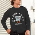 Bookish Mental Health Book A Day Retro Read More Book Unisex Long Sleeve T-Shirt