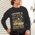 Books And Crested Gecko Owner Crestie Lover Unisex Long Sleeve T-Shirt