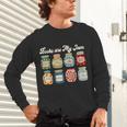 Books Are My Jam Shirt Book Lover Reader Reading Teacher Unisex Long Sleeve T-Shirt