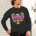 Books Are My Love Language Valentine's Day Reading Lover Unisex Long Sleeve T-Shirt Books Are My Love Language Valentine's Day Reading Lover Unisex Long Sleeve T-Shirt