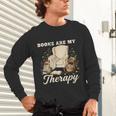 Books Are My Therapy Cozy Reading Chair Artwork Unisex Long Sleeve T-Shirt Books Are My Therapy Cozy Reading Chair Artwork Unisex Long Sleeve T-Shirt