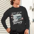 Books Are My Therapy Summer Reading Book Lovers Unisex Long Sleeve T-Shirt Books Are My Therapy Summer Reading Book Lovers Unisex Long Sleeve T-Shirt