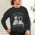 I Like My Books Spicy And My Coffee ICY Unisex Long Sleeve T-Shirt