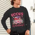 Books Are My Valentine Coquette Bow Book Flower Girl Women Unisex Long Sleeve T-Shirt