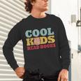 Bookworm Cool Kids Read Books Book Lover Reading Unisex Long Sleeve T-Shirt