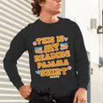 Bookworm This Is My Reading Pajama Book And Pajama Unisex Long Sleeve T-Shirt