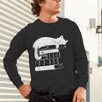 Cat Book Books And Cats Cat Lover Cat Mom Book Lovers Unisex Long Sleeve T-Shirt