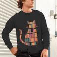 Cats Reading Books Librarian Library Readers Unisex Long Sleeve T-Shirt Cats Reading Books Librarian Library Readers Unisex Long Sleeve T-Shirt