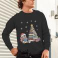 Christmas A Penguin Reading Book Snowflake Cocoa Hot Teacher Unisex Long Sleeve T-Shirt Christmas A Penguin Reading Book Snowflake Cocoa Hot Teacher Unisex Long Sleeve T-Shirt
