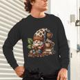 Coffee And Book Reading Accessories For Book Lovers Gnome Unisex Long Sleeve T-Shirt Coffee And Book Reading Accessories For Book Lovers Gnome Unisex Long Sleeve T-Shirt