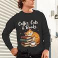 Coffee Cats & Books Lover For Women & Girls Coffee Unisex Long Sleeve T-Shirt Coffee Cats & Books Lover For Women & Girls Coffee Unisex Long Sleeve T-Shirt