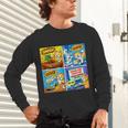Comic Reader Comic Book Merch Vintage Reading Comic Books Unisex Long Sleeve T-Shirt