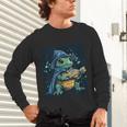 Cool Magical Book With Wizard Turtle For Adults And Kids Unisex Long Sleeve T-Shirt