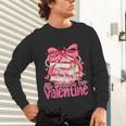Coquette Bow All Booked For Valentines Teacher Book Unisex Long Sleeve T-Shirt Coquette Bow All Booked For Valentines Teacher Book Unisex Long Sleeve T-Shirt