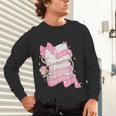 Coquette Reading Book Lover Pink Bow Bookish Mom & Daughter Unisex Long Sleeve T-Shirt