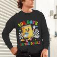 Cute 100 Days In The Books Groovy Boy Girl Teacher Unisex Long Sleeve T-Shirt