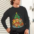 Cute Cats Reading Books Christmas Tree Unisex Long Sleeve T-Shirt Cute Cats Reading Books Christmas Tree Unisex Long Sleeve T-Shirt