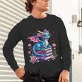 Dragons And Books Dragon Reading Book Lover Girl Bookworm Unisex Long Sleeve T-Shirt Dragons And Books Dragon Reading Book Lover Girl Bookworm Unisex Long Sleeve T-Shirt