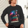 Dragons And Books Dragonworm Book Lover Reading Unisex Long Sleeve T-Shirt