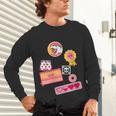 Dungeon Crawler Carl Colorful Sticker Collage LitRPG Book Unisex Long Sleeve T-Shirt Dungeon Crawler Carl Colorful Sticker Collage LitRPG Book Unisex Long Sleeve T-Shirt