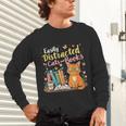 Easily Distracted By Cats And Books Book & Cat Lover Unisex Long Sleeve T-Shirt Easily Distracted By Cats And Books Book & Cat Lover Unisex Long Sleeve T-Shirt