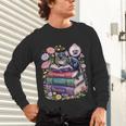 Fantasy Drama Tragedy Cute Cat Book Lover Readers Librarians Unisex Long Sleeve T-Shirt Fantasy Drama Tragedy Cute Cat Book Lover Readers Librarians Unisex Long Sleeve T-Shirt