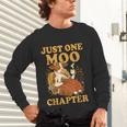 Floral Cow Reading Pun Just One More Chapter Cozy Book Lover Unisex Long Sleeve T-Shirt Floral Cow Reading Pun Just One More Chapter Cozy Book Lover Unisex Long Sleeve T-Shirt